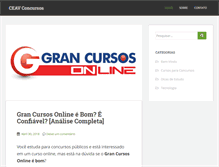 Tablet Screenshot of ceavconcursos.com.br